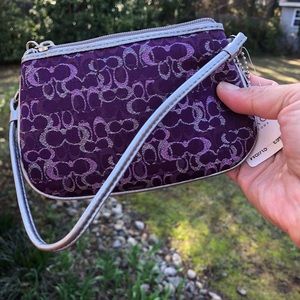 Brand New Coach Wristlet Purple